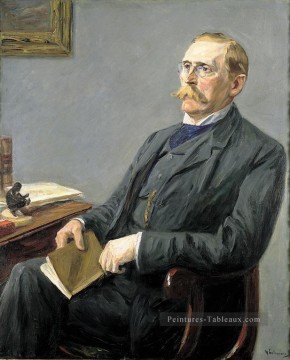 portrait Tableau Peinture - Portrait de Wilhelm Bode 1904 Max Liebermann impressionnisme allemand